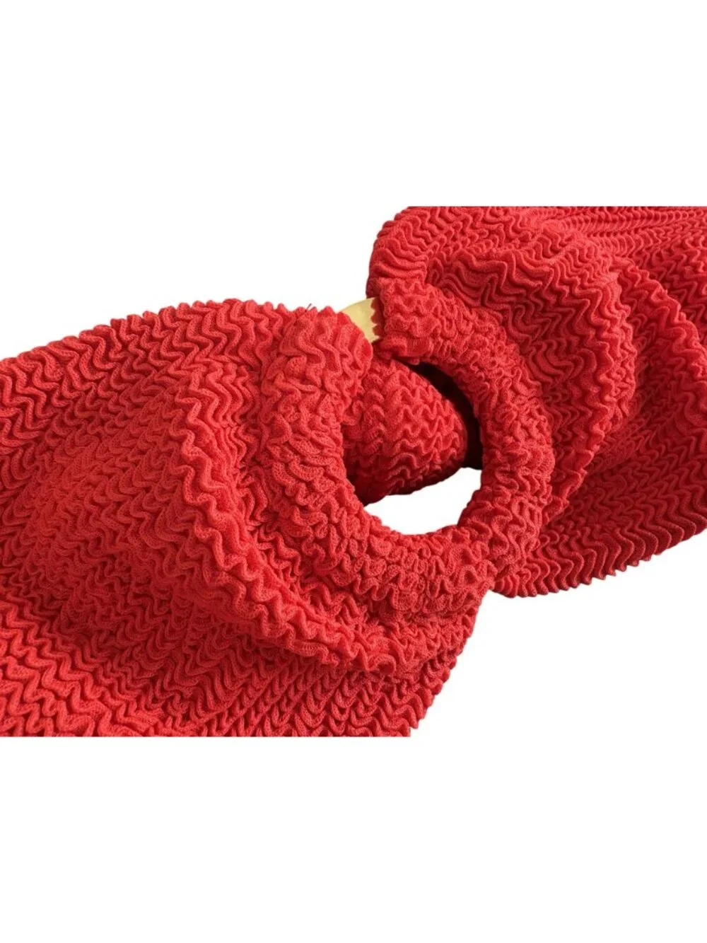 MONDAY Swimwear Costa Rica Bikini Top in Chili Pepper Crinkle